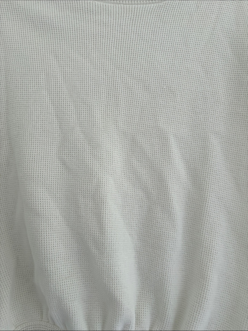 Women's Cream Knit Short-Sleeve Boxy Pullover - Picture 3 of 6